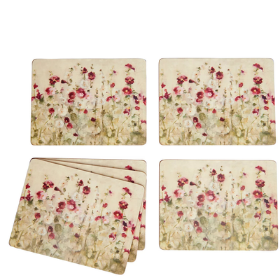 Creative Tops Wild Field Poppies Set Of 6 Premium Table Mats