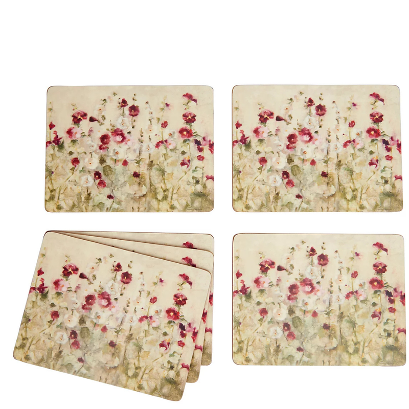 Creative Tops Wild Field Poppies Set Of 6 Premium Table Mats