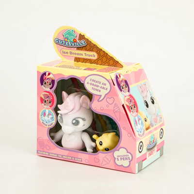 Cutesville Classic Kit - Sundae the Unicorn Ice Dream Truck mulveys.ie nationwide shipping