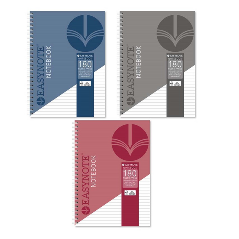 Notebook - A4 Twin Wiro - 180 Page