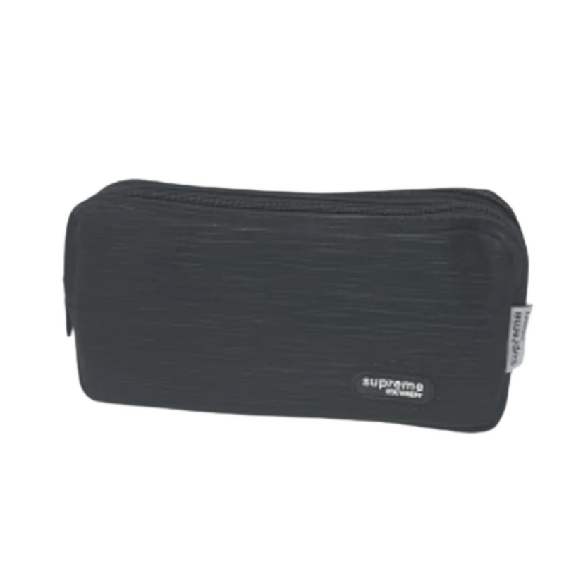 Double Black Pencil Case