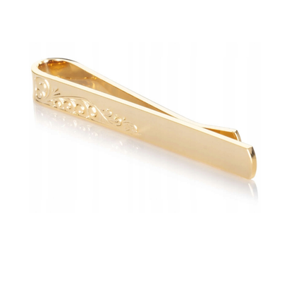 Dalaco Leaf Design Gold Tie Clip  mulveys.ie nationwide shipping