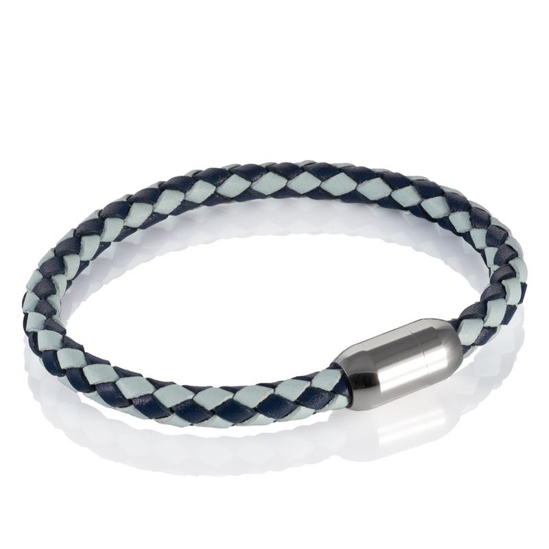 Dalaco Navy Blue Leather Men&