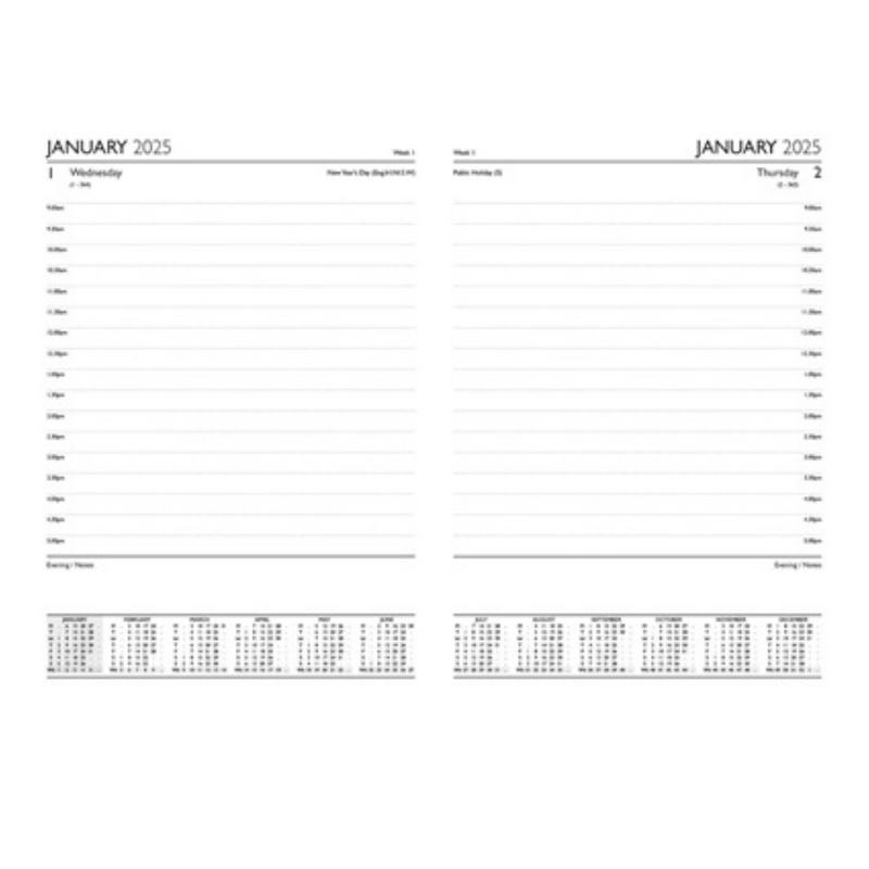 Diary A5 DAP Commercial APPT 7 Days