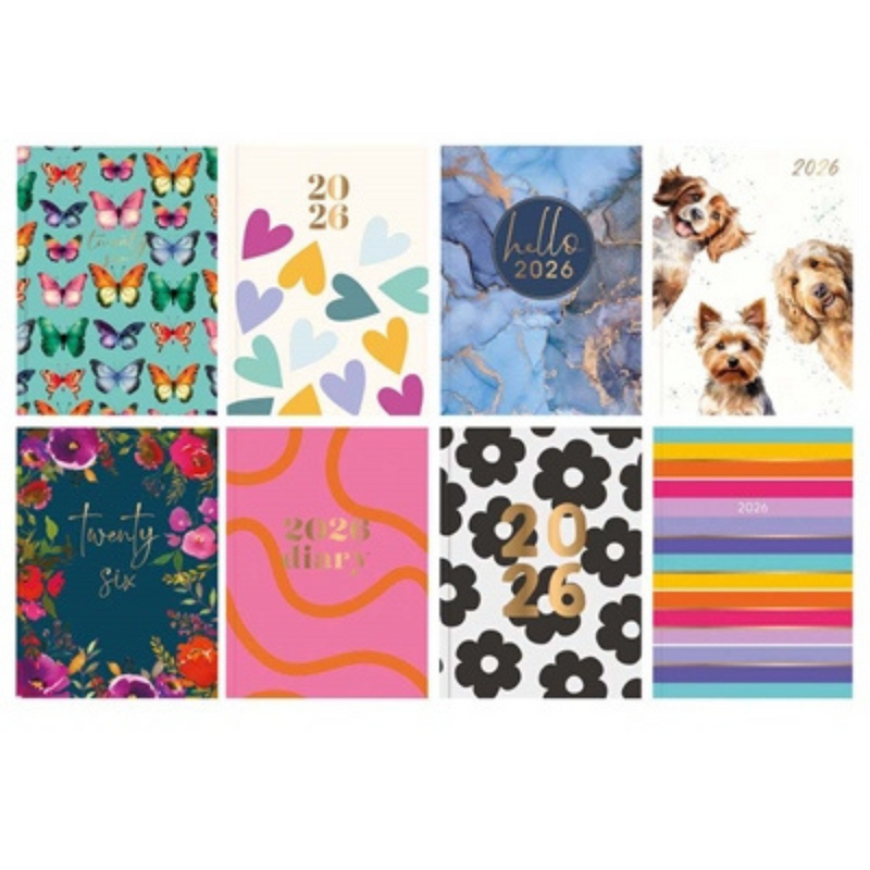 Diary A5 WTV 8 Assorted