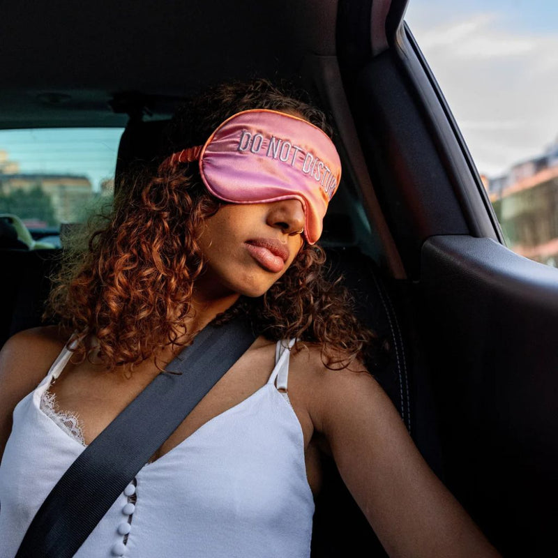 "Do not disturb" eye mask