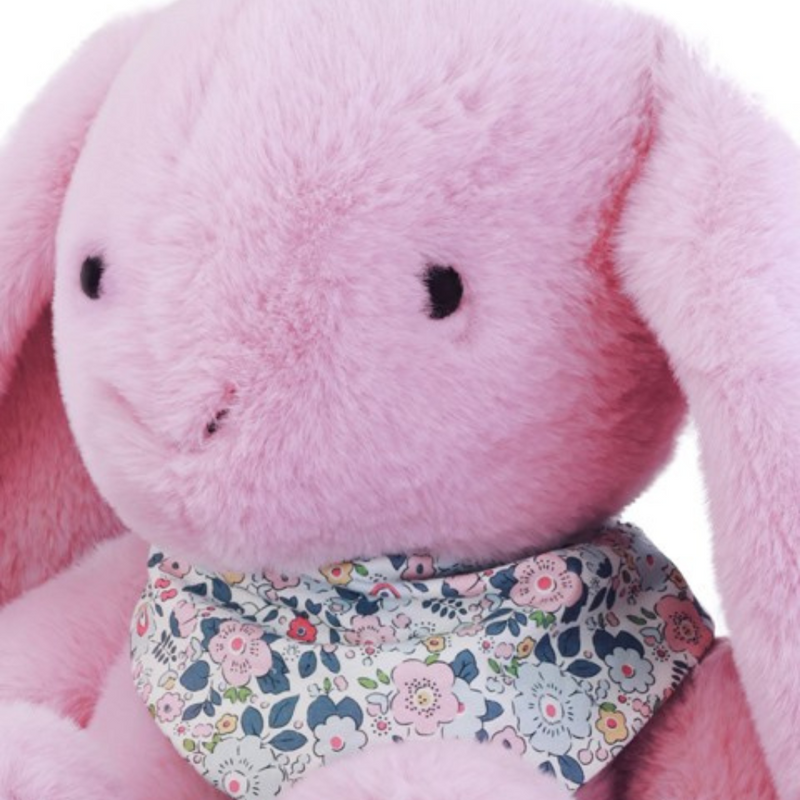 Doudou  XXL Pink Rabbit Plush - Fleurette Rabbit 50 cm