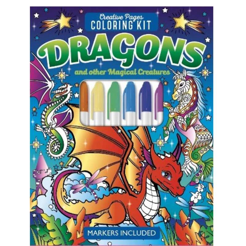 Dragons Creative Pages Coloring Kit mulveys.ie nationwide shipping