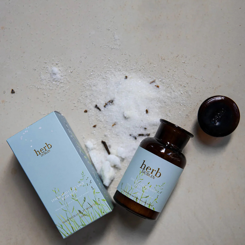 Eau Lovely/Herb Epsom and Clary Sage Salts, 250g mulveys.ie nationwide shipping