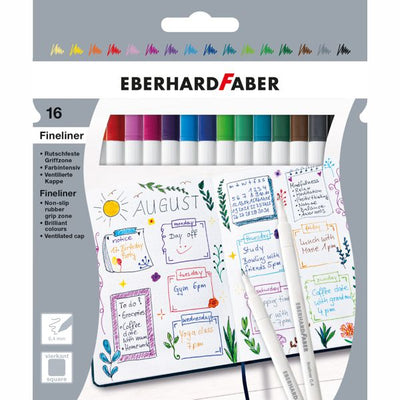 Eberhard-Faber Fineliners 16pk Mulveys.ie
