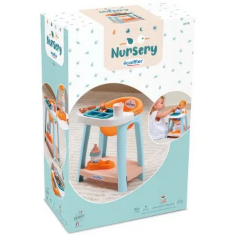 Ecoiffier Nursery - Doll feeding chair + 7 accessories mulveys.ie nationwide shipping