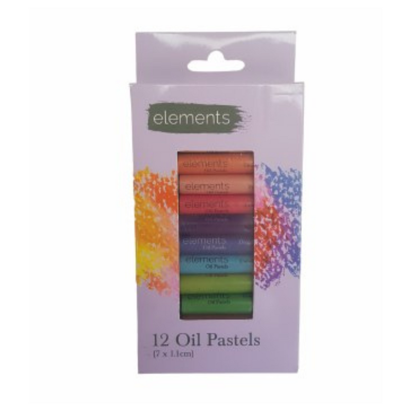 Elements Oil Pastels 12s