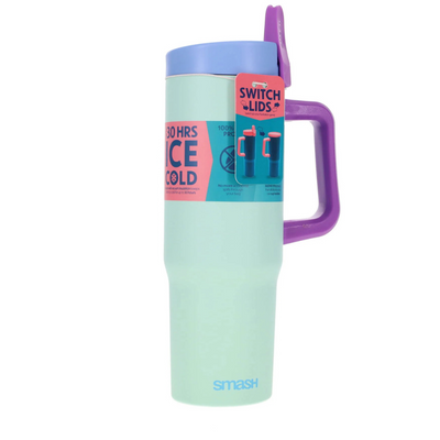 Smash Stainless Steel Bottle - 860ml - Mint mulveys.ie nationwide shippping