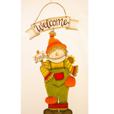 Enchante Welome Scarecrow Hanging Decoration  mulveys.ie nationwide shipping