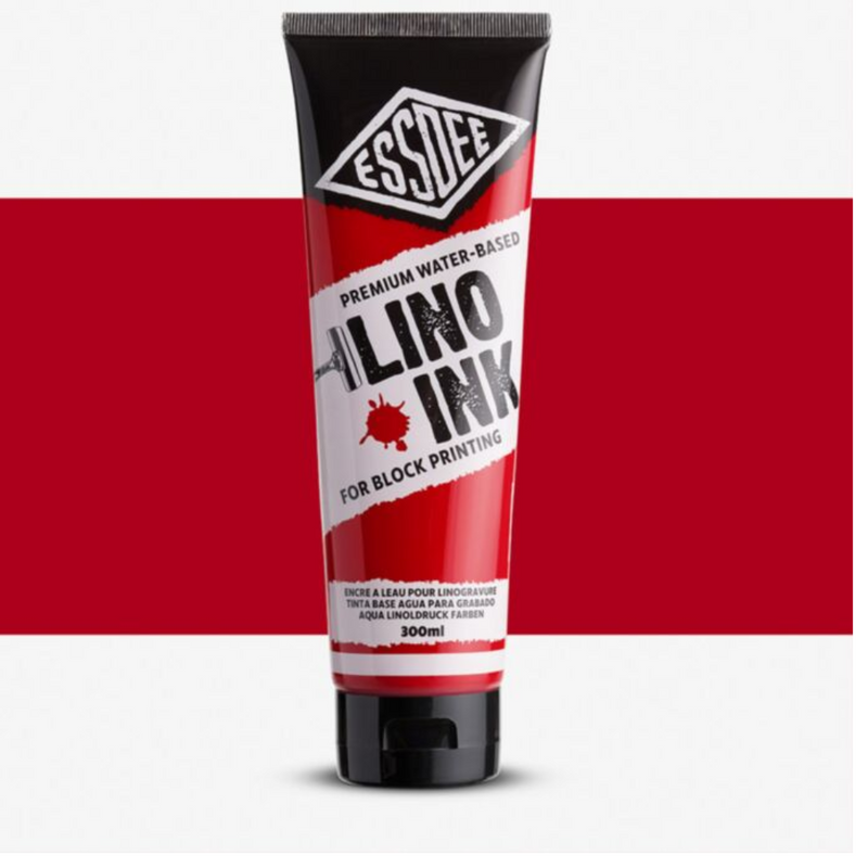 Essdee : Premium Block Printing Ink : 300ml : Brilliant Red
