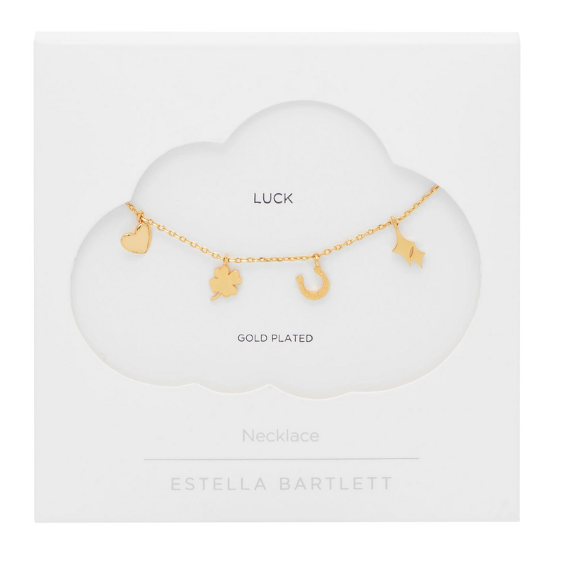 Estella Bartlett Love  & Luck Charm Necklace