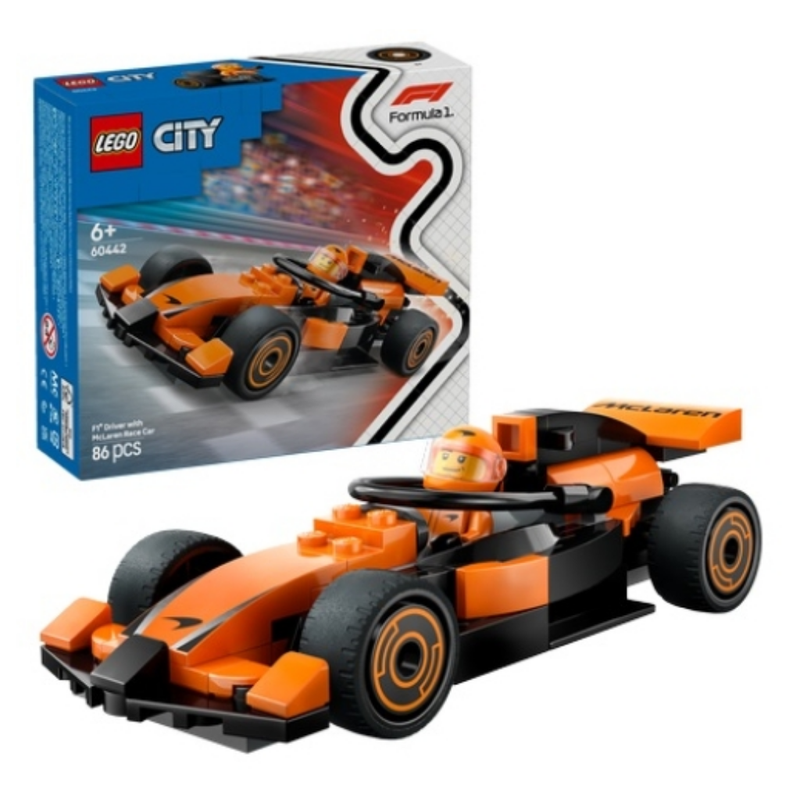 60442 F1 DRIVER WITH MCLAREN RACE CAR