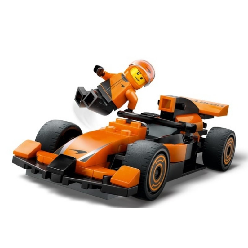 60442 F1 DRIVER WITH MCLAREN RACE CAR