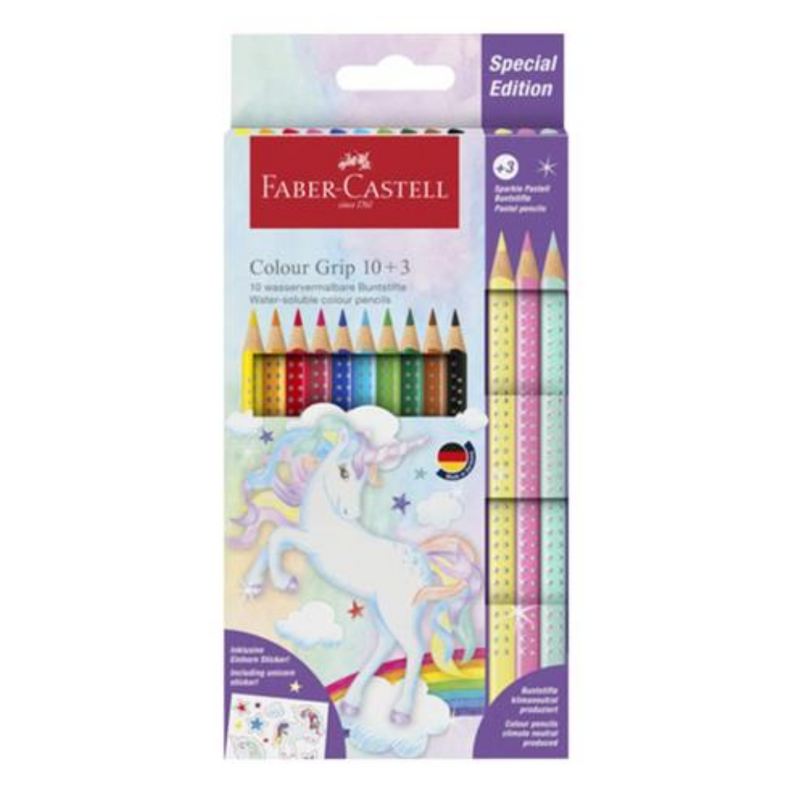 Faber-Castell Unicorn Colour Grip Pencils | Set Of 12