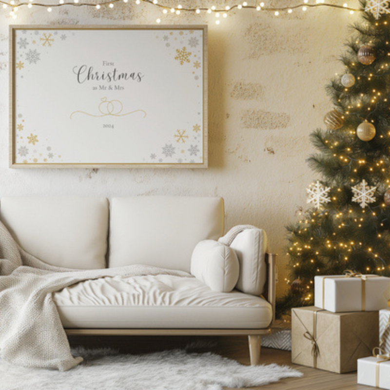 "First Christmas as " print by Creations by Aisling