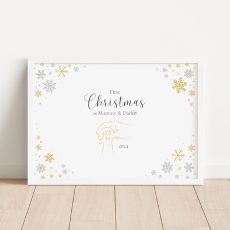 "First Christmas as " print by Creations by Aisling