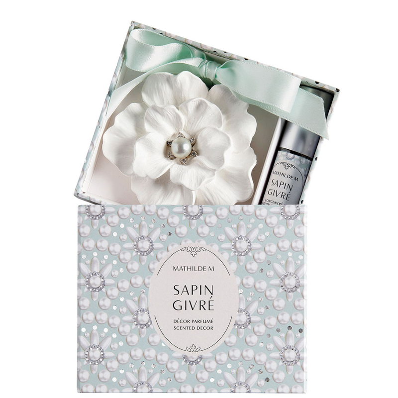 Flor Perlée Sapin Givré / Pine (green) scent box + 4ml spray refill: Mathilde M.
