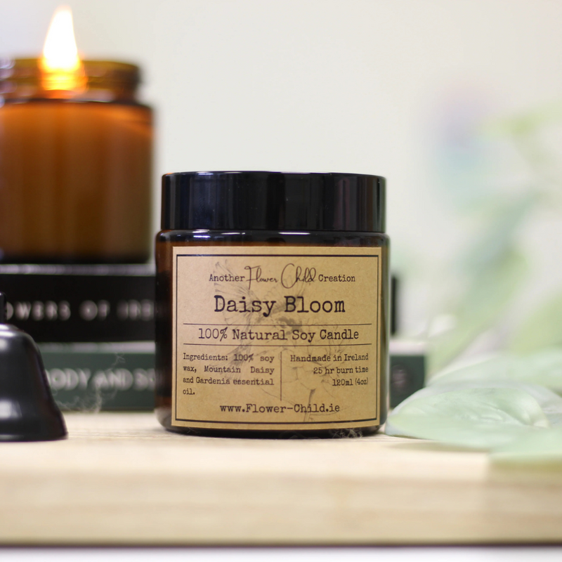 Flower Child Daisy Bloom Candle 120ml mulveys.ie nationwide shipping