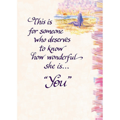 For Someone Deserves How Wonderful She Is Card mulveys.ie nationwide shipping
