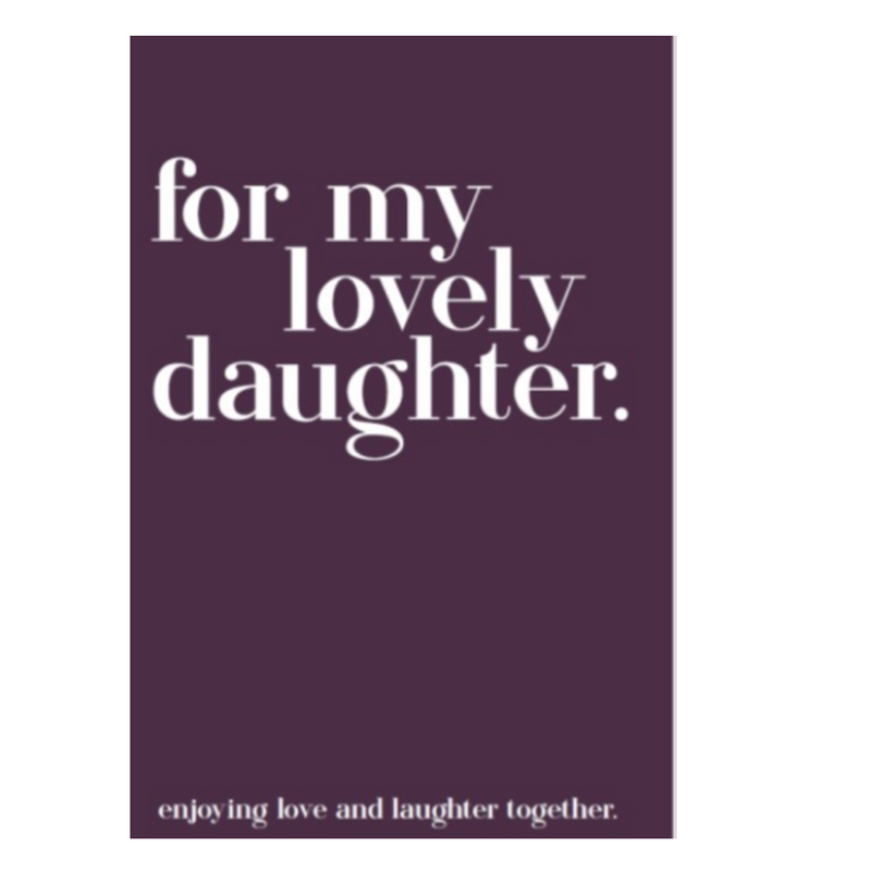For My Lovely Daughter mulveys.ie nationwide shipping
