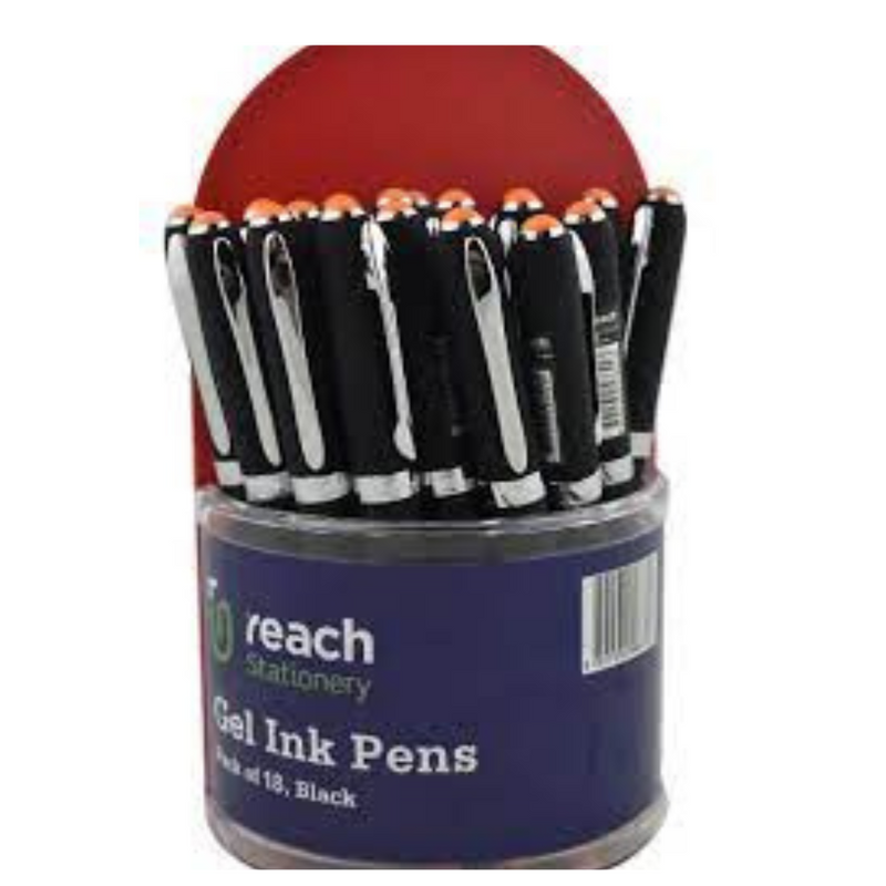  GEL INK BLACK PEN. mulveys.ie Nationwide Shipping 