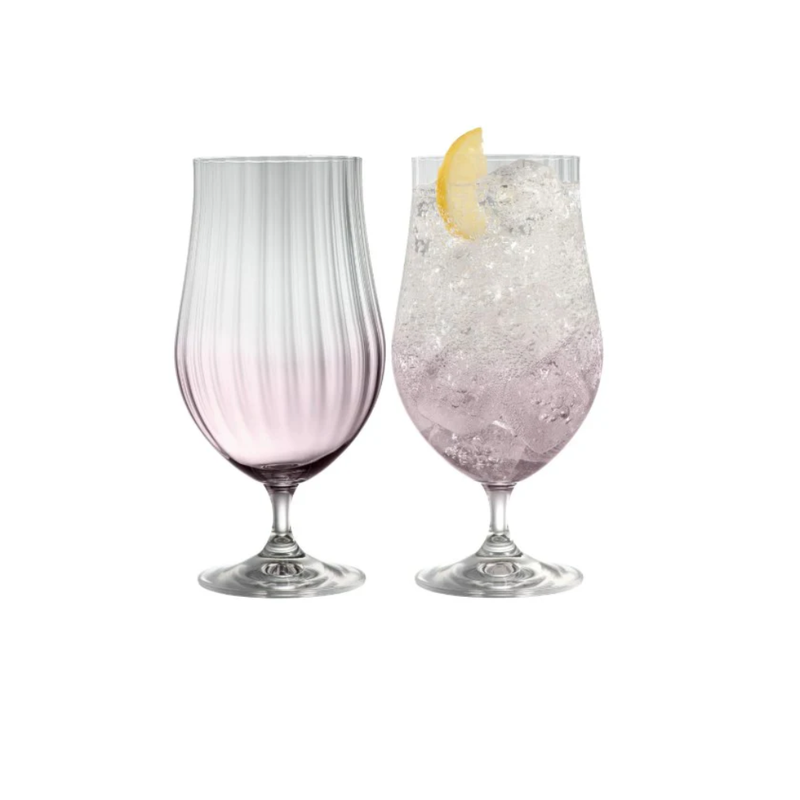 Galway Crystal Erne Craft Beer/Cocktail Glass Pair Amethyst. Mulveys.ie