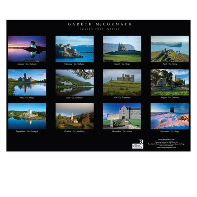 Glen Gallery A4 Calendar 2026 Castles of Ireland