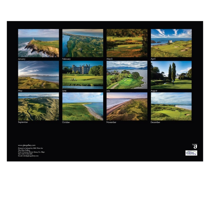 Glen Gallery A4 Calendar 2026 Golf