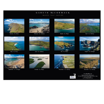 Glen Gallery A4 Calendar 2026 Islands of Ireland