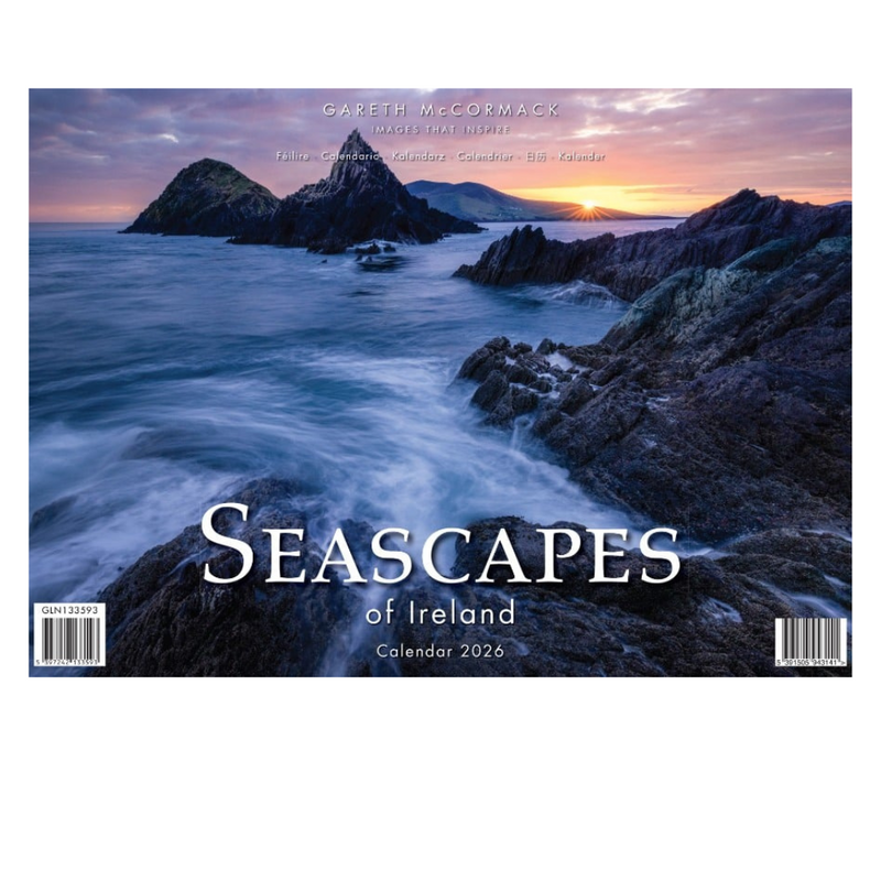 Glen Gallery A4 Calendar 2026 Seascapes of Ireland