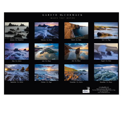 Glen Gallery A4 Calendar 2026 Seascapes of Ireland