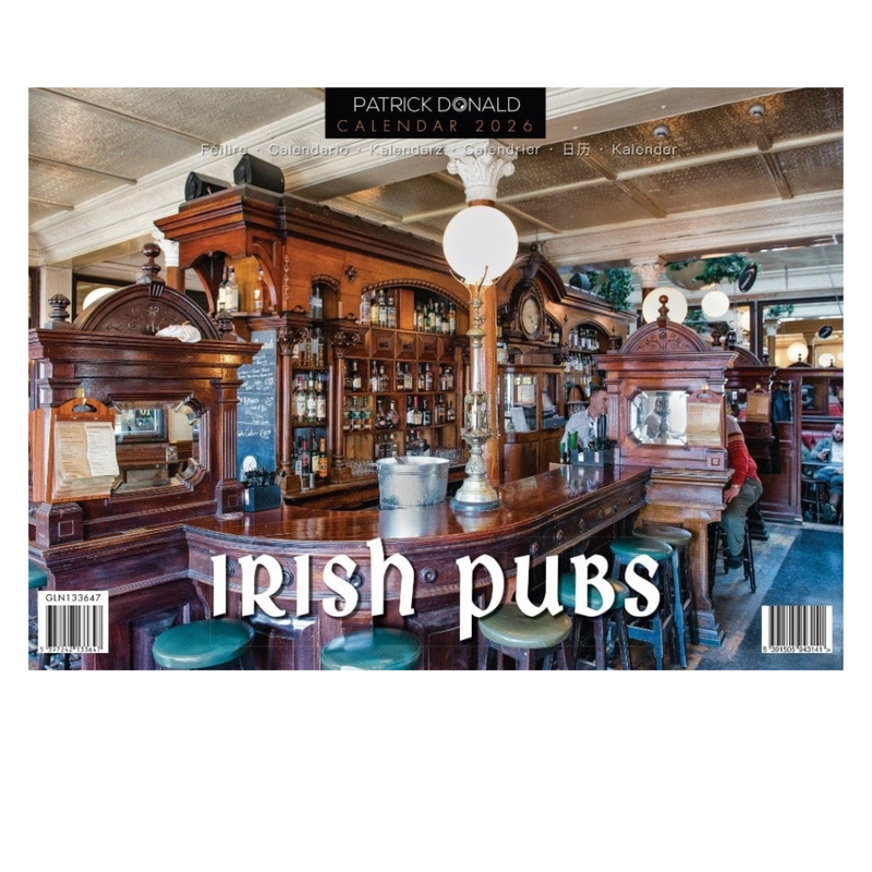 Glen Gallery A4 Calendar 2026 Traditional Irish Pubs