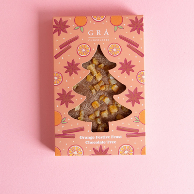 Gra Chocolates Orange Festive Feast Chocolate Tree