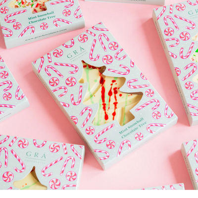 Grá Chocolates – Mint Snowball Chocolate Tree