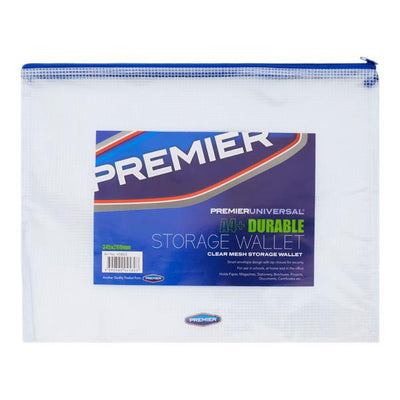 Premier Universal A4 Durable Mesh Storage Wallet mulveys.ie nationwide shipping
