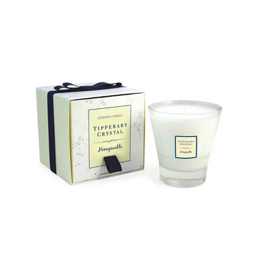 TIPPERARY CRYSTAL Honeysuckle Candle Filled Tumbler Glass