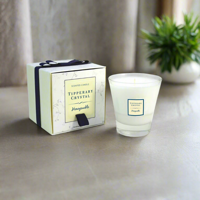 TIPPERARY CRYSTAL HONEYSUCKLE CANDLE. MULVEYS.IE