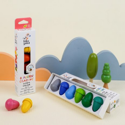 Haku Yoka 6 Acorn Crayons - Warm mulveys.ie nationwide shipping