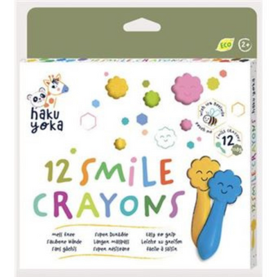 Haku Yoka Smile Crayons - 12 Colours mulveys.ie nationwide shipping
