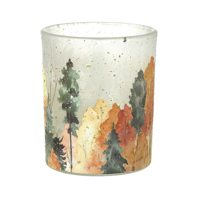 Heaven Sends Autumn Trees Glass Candle Holder  mulveys.ie nationwide shipping 
