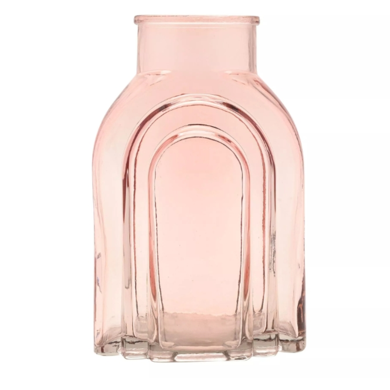 Hestia Glass Vase - Light Pink