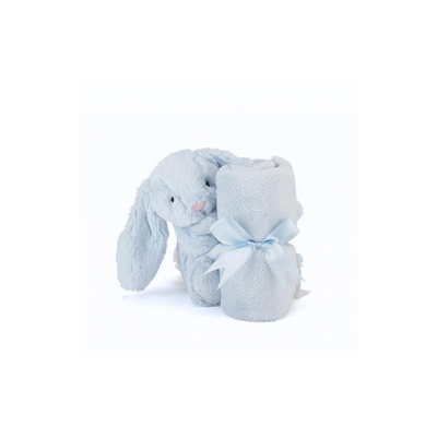 JELLYCAT BASHFUL BUNNY BLUE SOOTHER. MULVEYS.IE