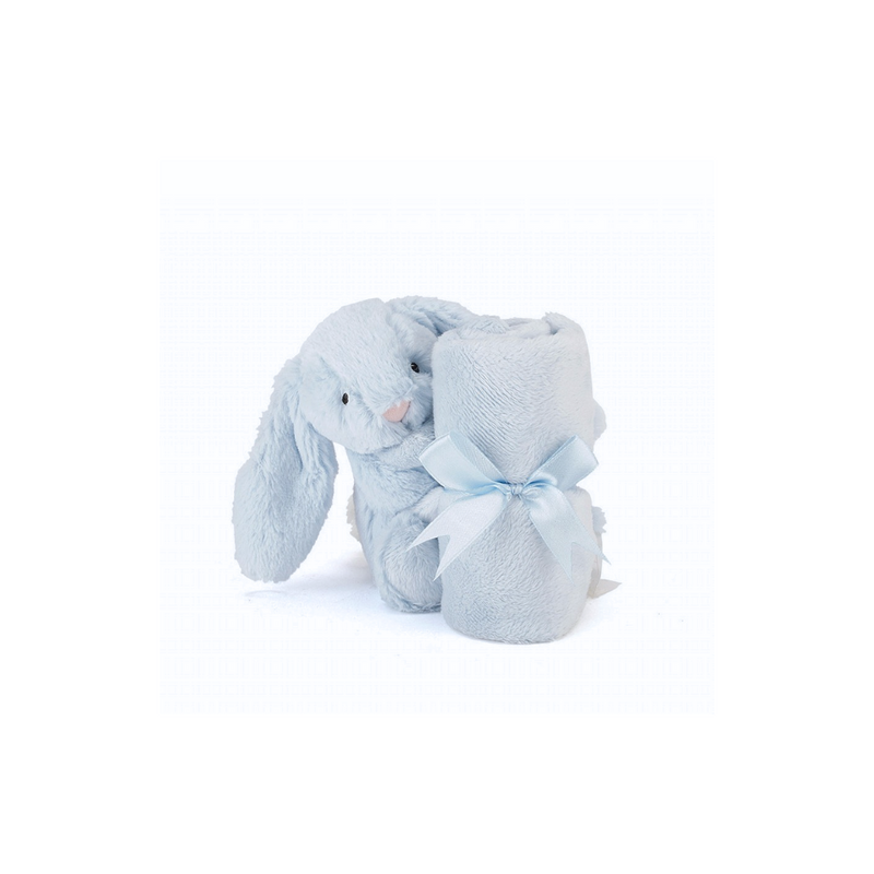 JELLYCAT BASHFUL BUNNY BLUE SOOTHER. MULVEYS.IE