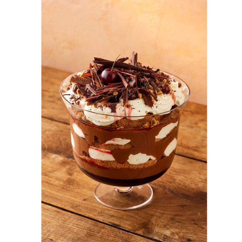 Jamie Oliver Big Love Showstopper Glass Serving Bowl and Trifle Dish 22cm Clear