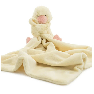 Jellycat Bashful Duck Soother Cuddly Plush Soft Toy Comforter mulveys.ie nationwide shipping